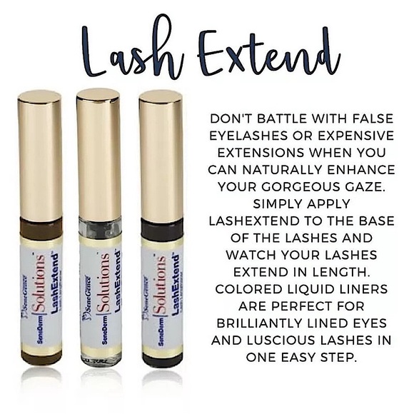Senegence LashExtend Brown NEW Eyelash Lash Lengthener Lengthening Eyeliner - Picture 2 of 7